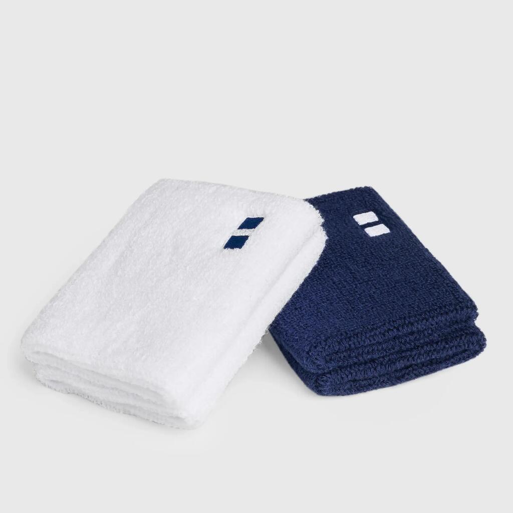 Match Wristbands 4-Pack - White / Navy