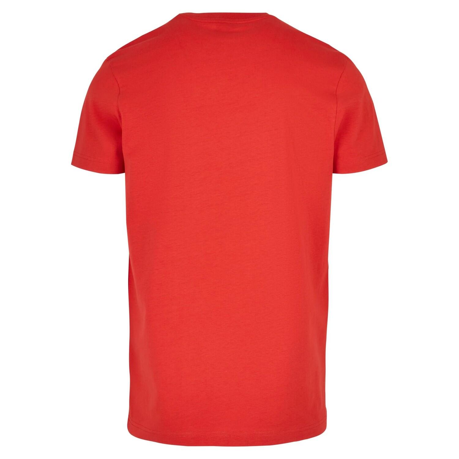 Maglietta Semplice Uomo Urban Classics Basic Rosso Immenso 2/2