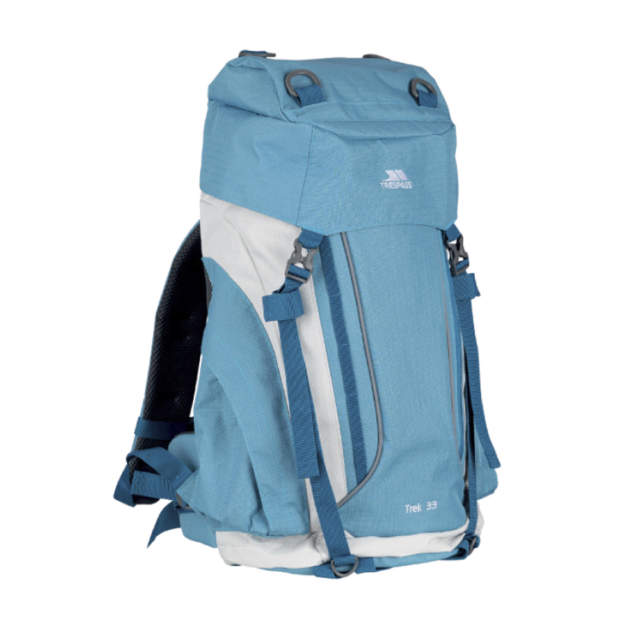 33 Zaino Da 33 Litri Trespass Trek Blu Tempesta Pietra Tenera 3/5
