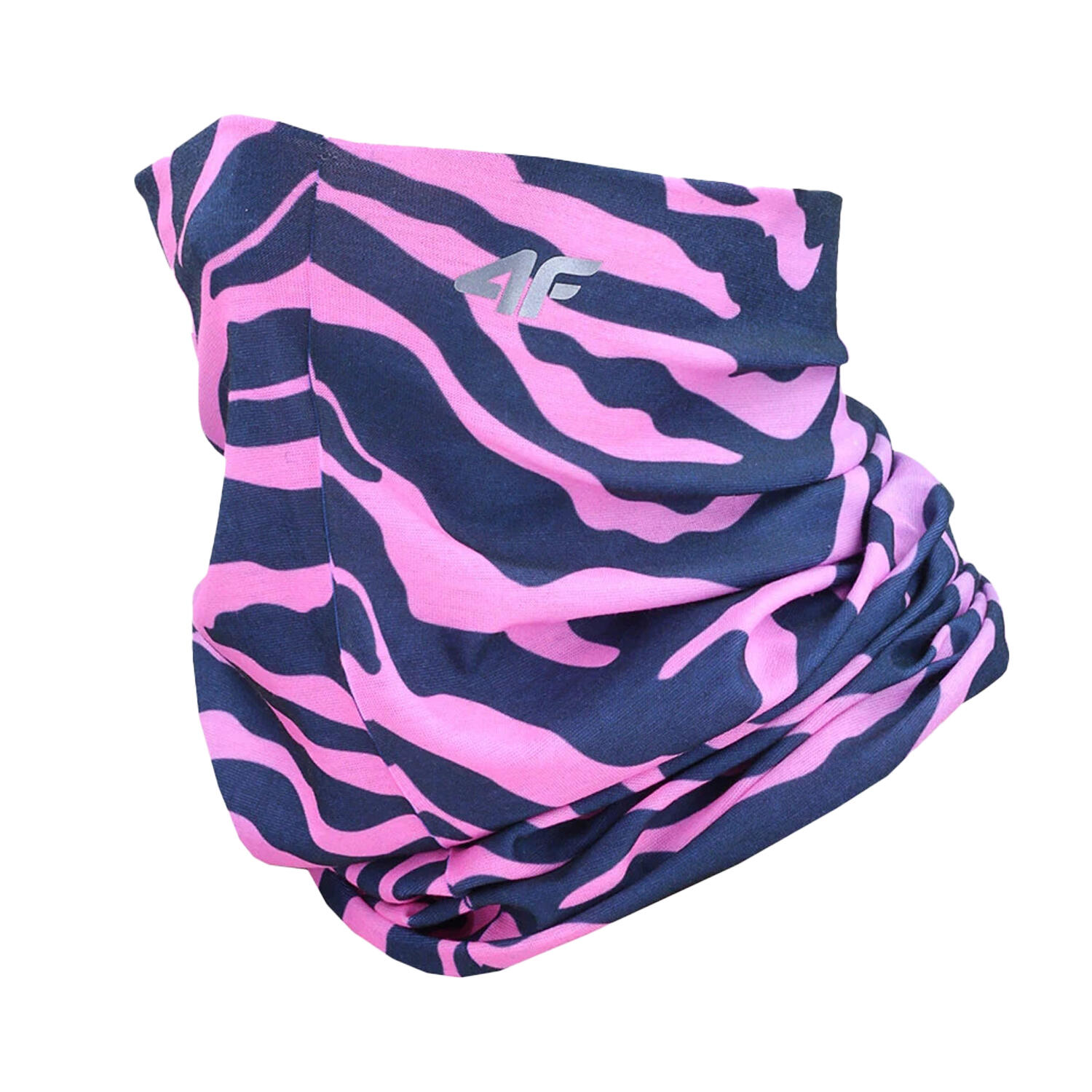Bandana Stampa Zebrata Bambini Misura Confezione 2 4F Rosa Blu 3/4
