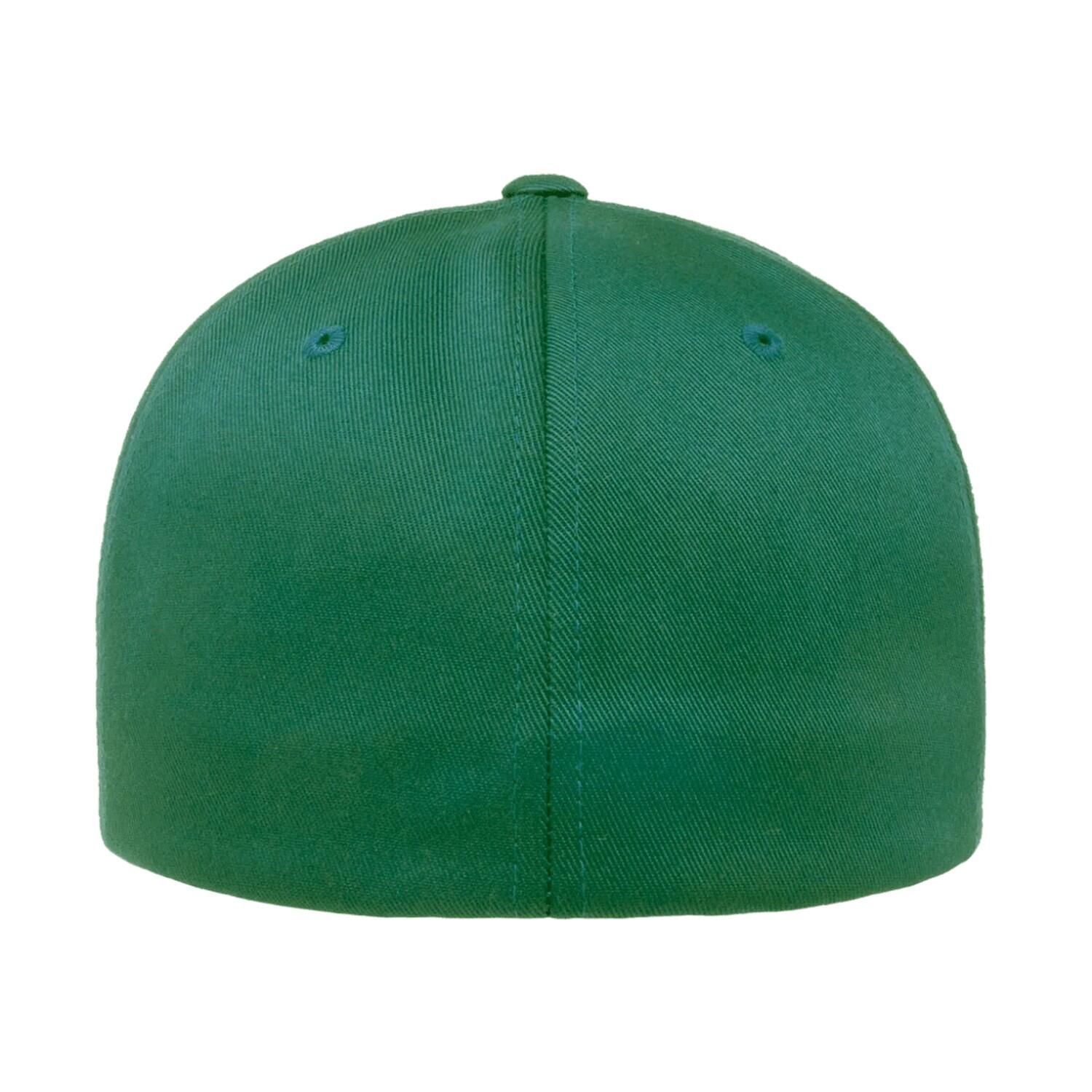 Boné de basebol em lã penteada (Pepper Green) 2/3