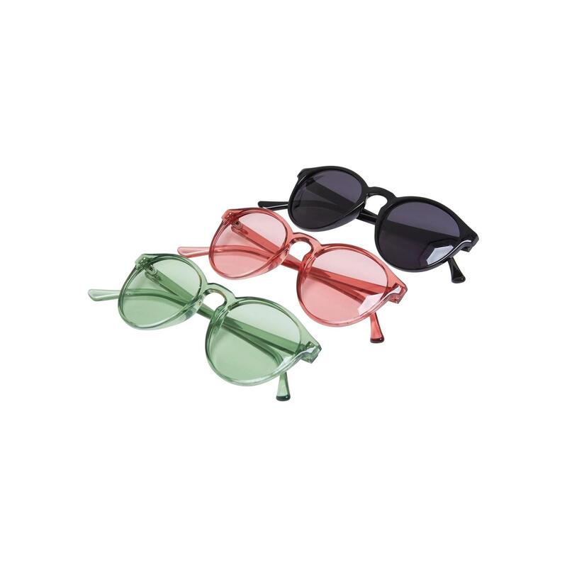 Lunettes De Soleil CYPRESS Adulte (Noir / Rose Pâle / Vert)