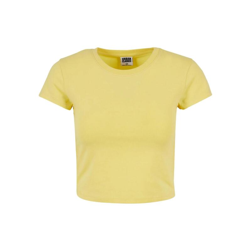 Dames Jersey Stretch Crop Tshirt (Vintage zon)