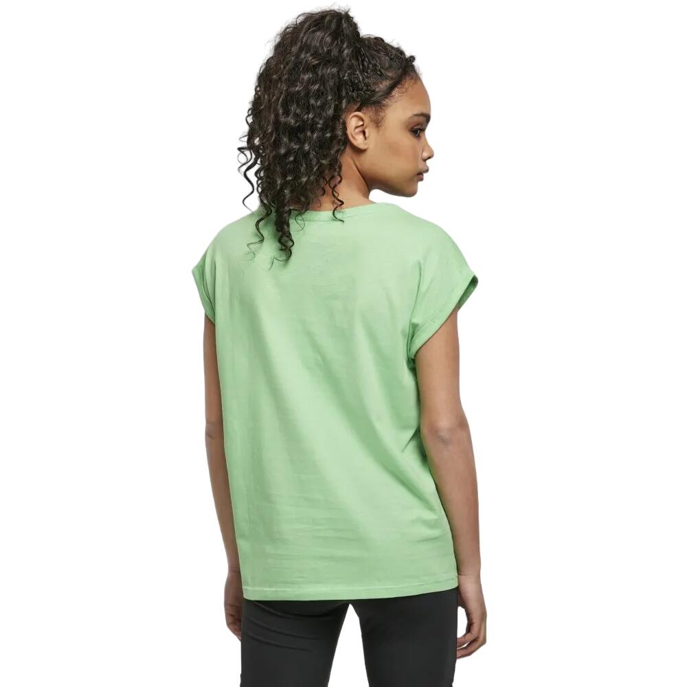 Maglietta Spalla Estendibile Donna Urban Classics Verde Fantasma 2/2