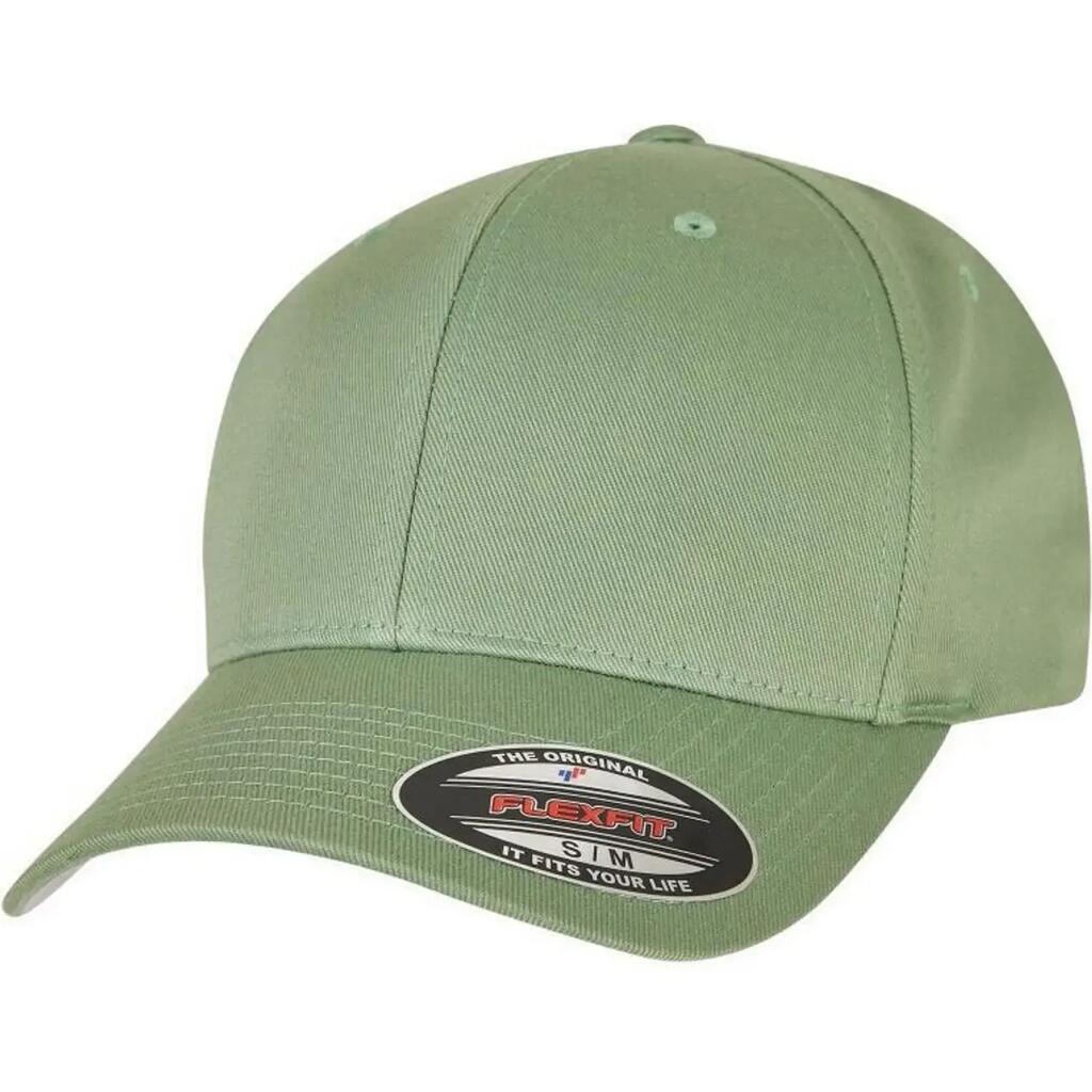 Wooly Combed Baseball Cap (Dark Leaf Green)