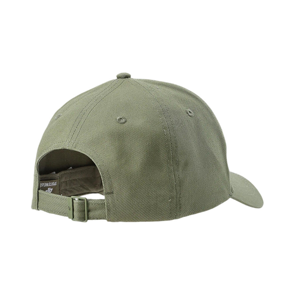 Plain Buckle Baseball Cap (Khaki) 2/2