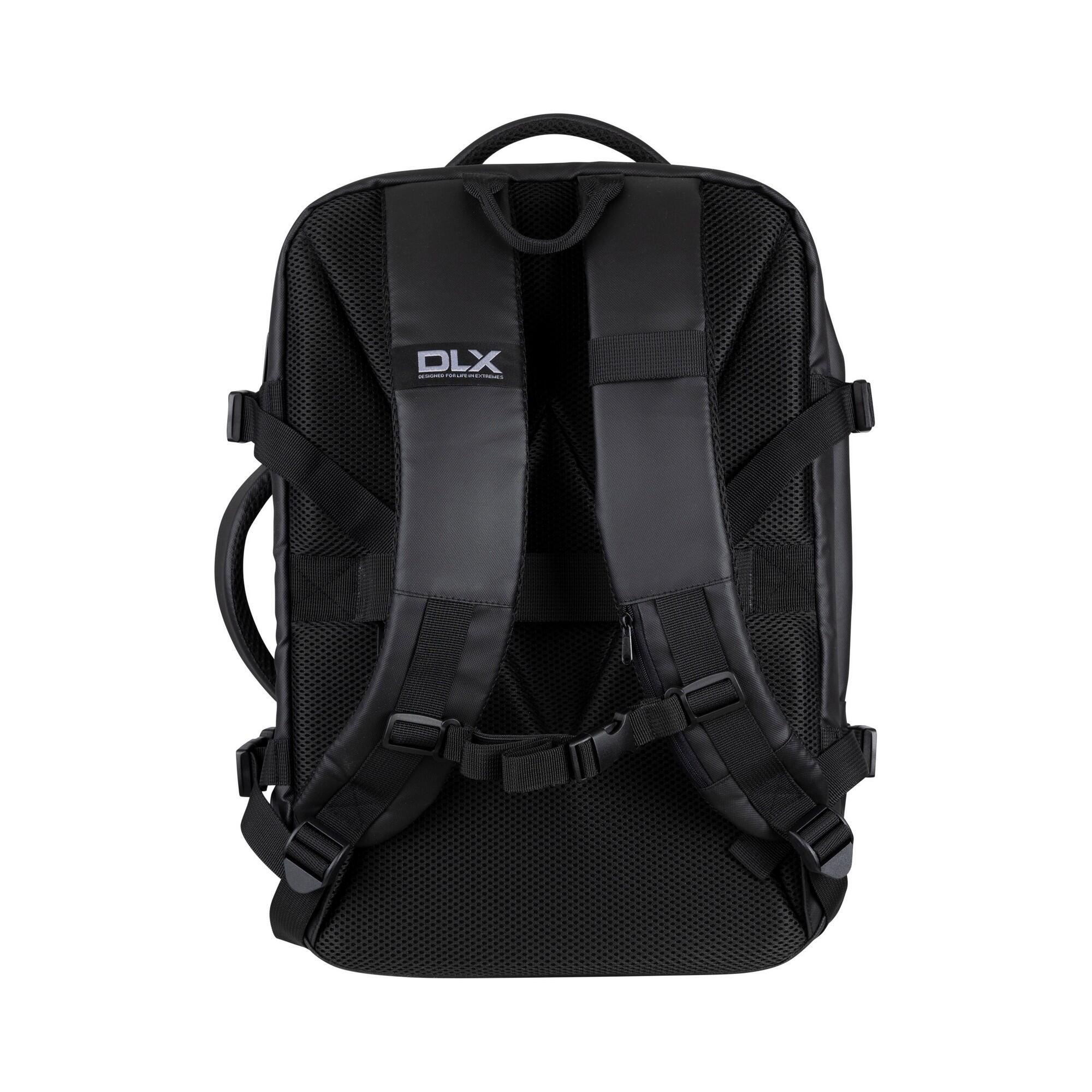 Rucksack "Rados DLX", Reise Damen und Herren Schwarz 2/4