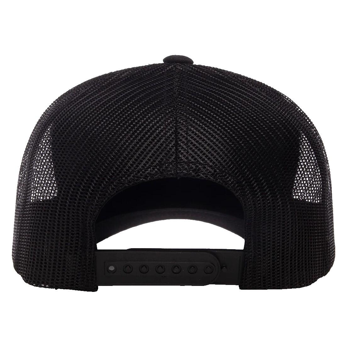 Cappellino Da Camionista Retrò Flexfit YP Classics Multicamera Nera 2/3