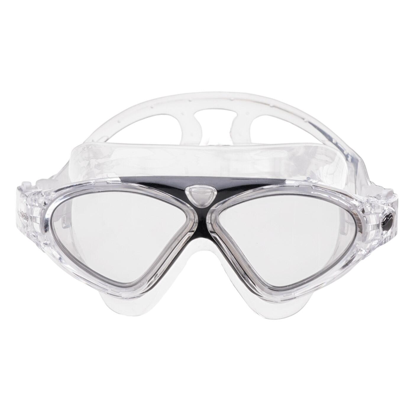 Aquawave - Lunettes De Natation Fliper Adulte (transparent / Noir / Fumée) - Masque De Piscine - Gris|incolore|marron|vert - Decathlon