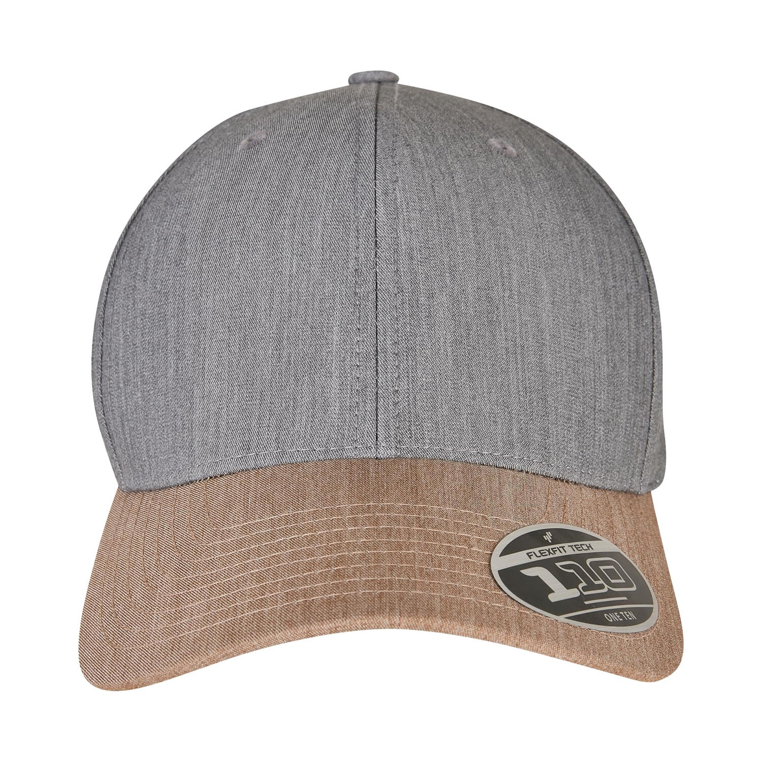 Cappellino Da Baseball Flexfit 110 Grigio Marrone Kaki 3/3