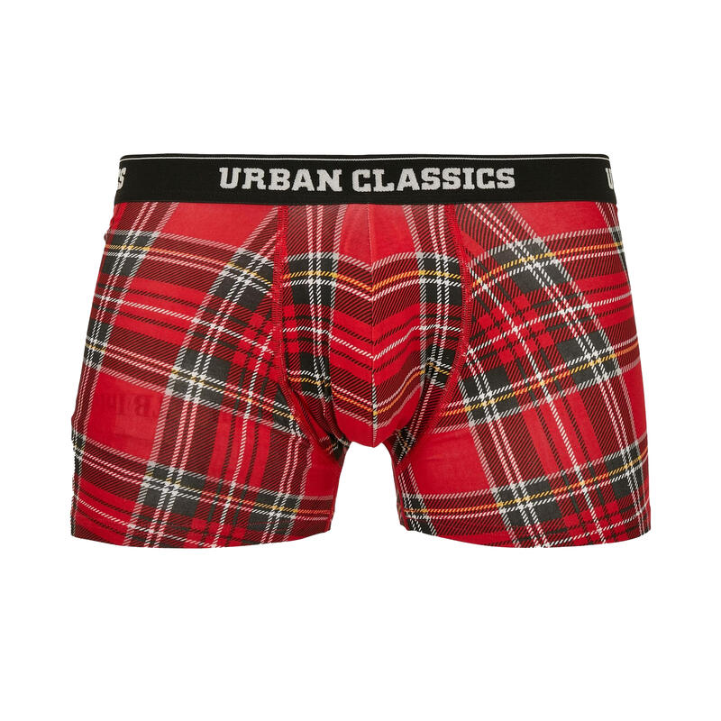 Heren Boxershort (Pakket van 3) (Rood/Mans/Zwart)