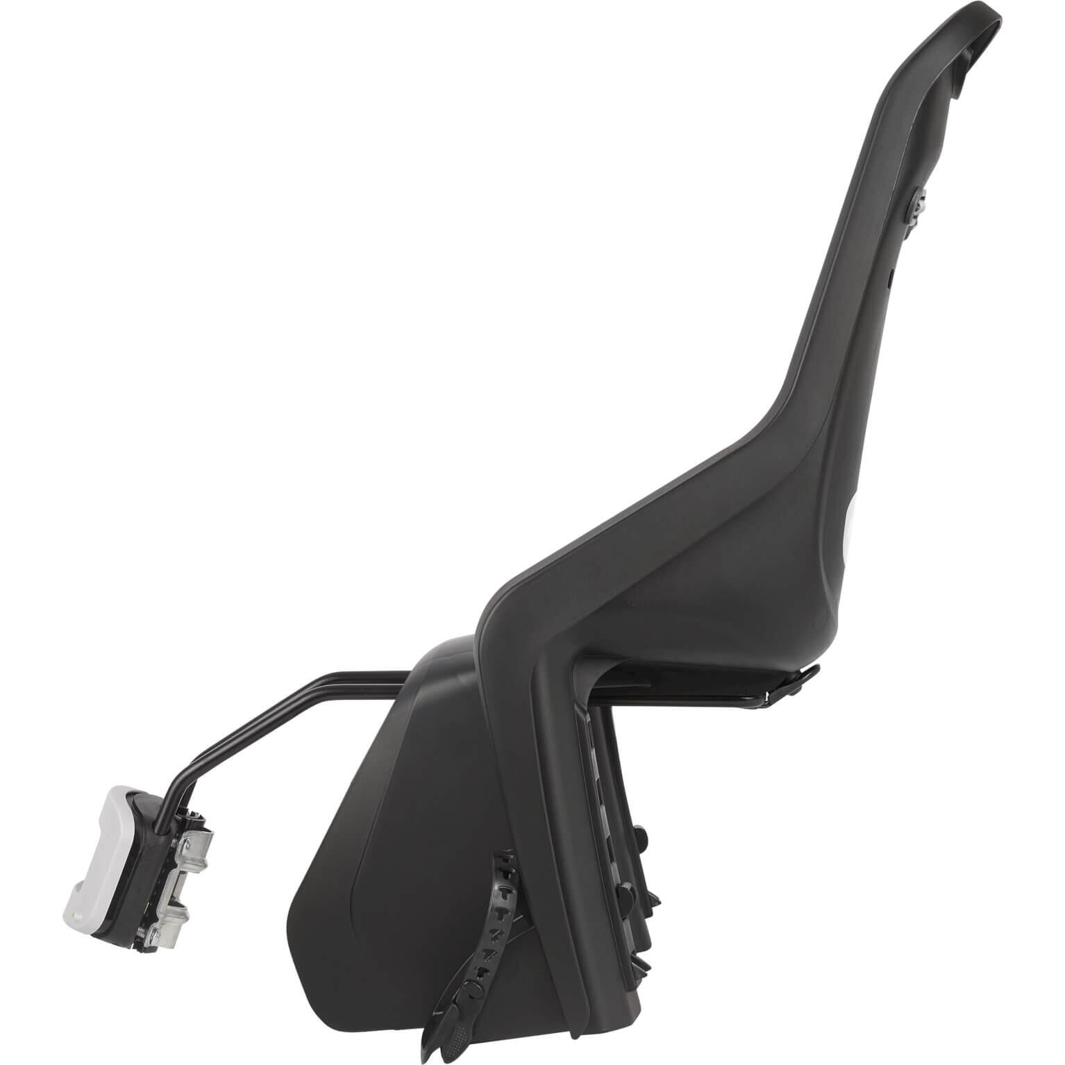 Silla de bicicleta Polisport Bubbly Maxi negra y gris para niños 2/4