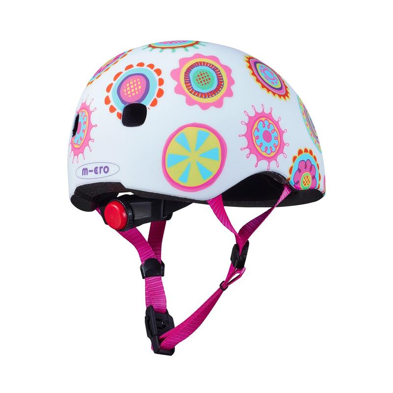 CASCO DOODLE DOT MICRO MULTICOLOR CON LUZ LED TRASERO