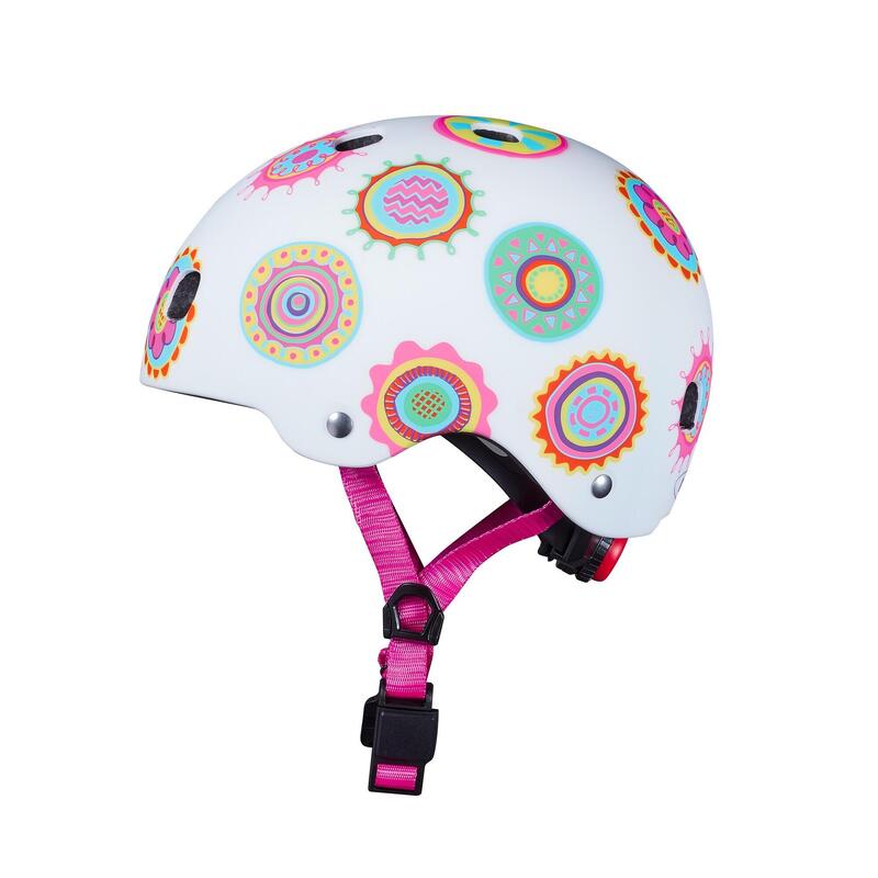 CASCO DOODLE DOT MICRO MULTICOLOR CON LUZ LED TRASERO