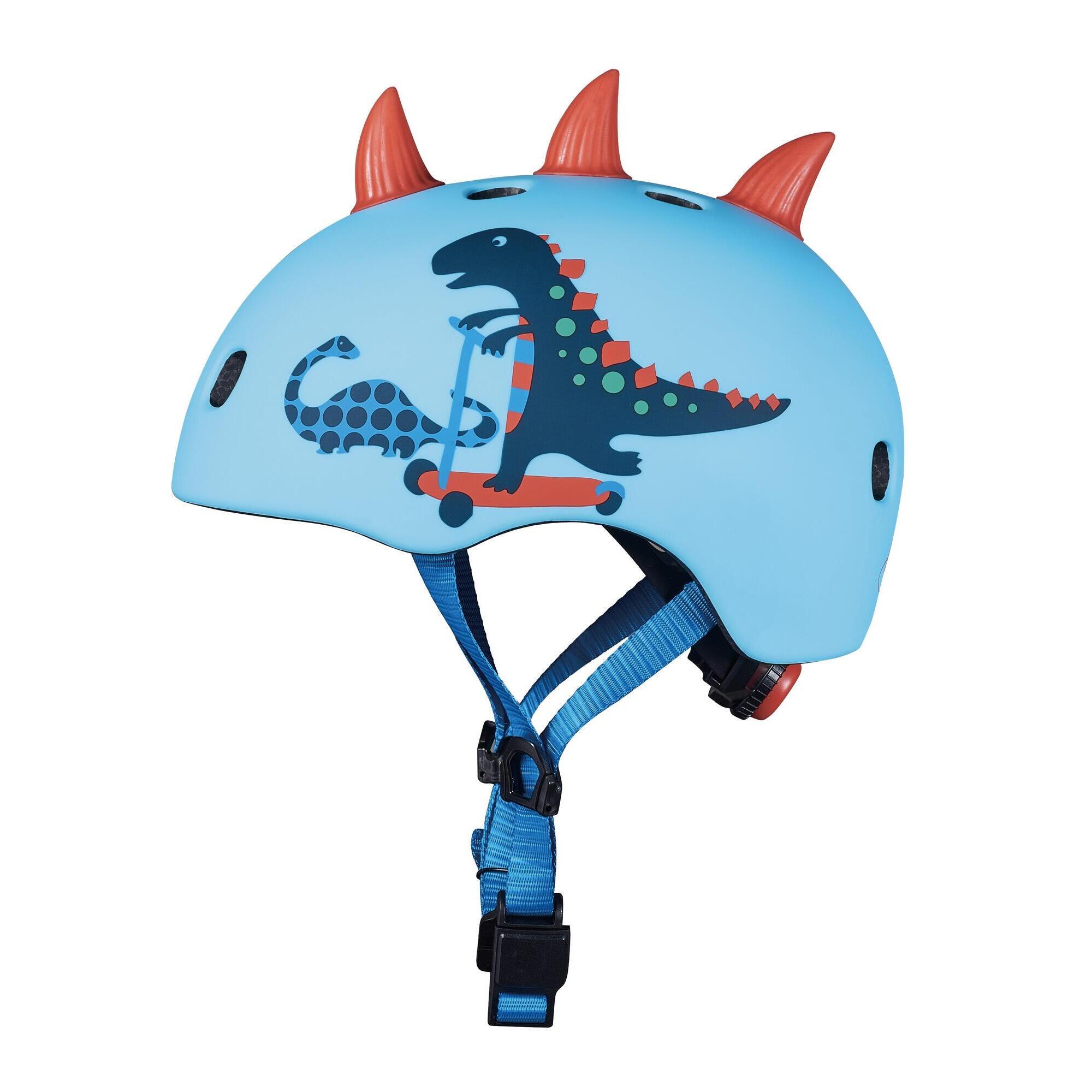 Casco Infantil Patinete Micro Dinosaurio Talla M Decathlon
