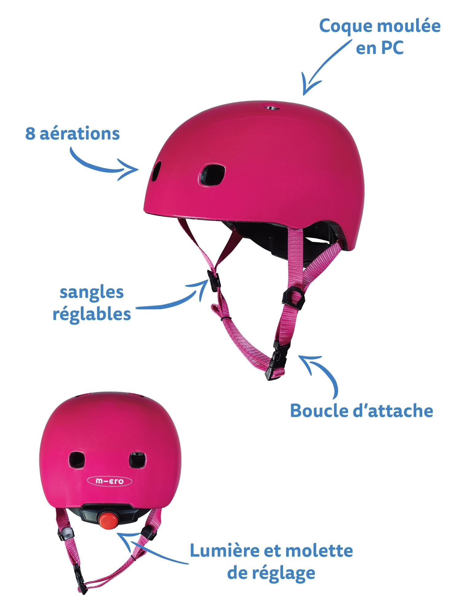 Casque Rose brillant 4/7