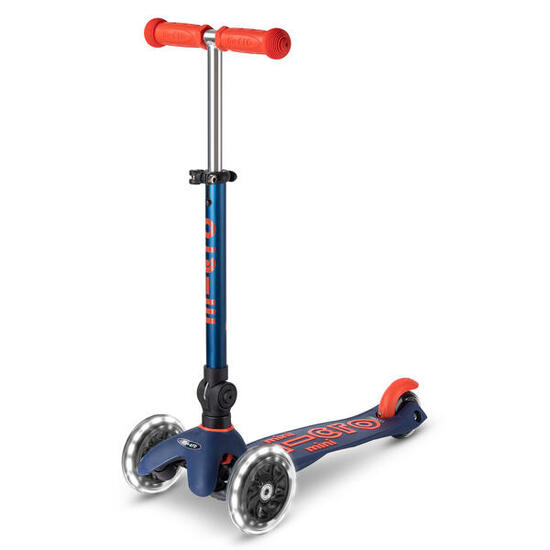 Trottinette 3 roues Mini Deluxe Marine LED
