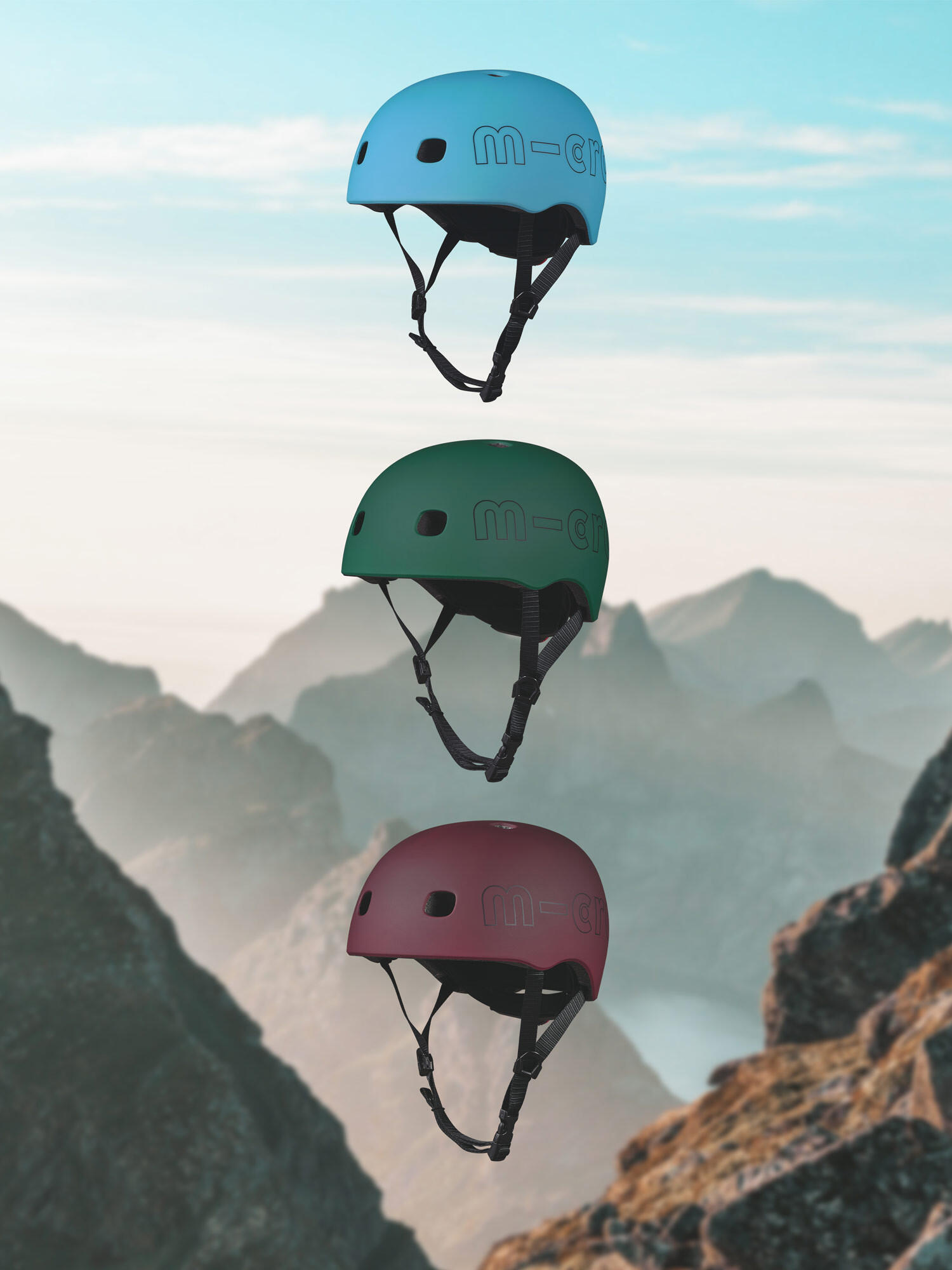 Micro Mobility Red Autumn Helm Geïntegreerde LED-lamp Maat M 6/7