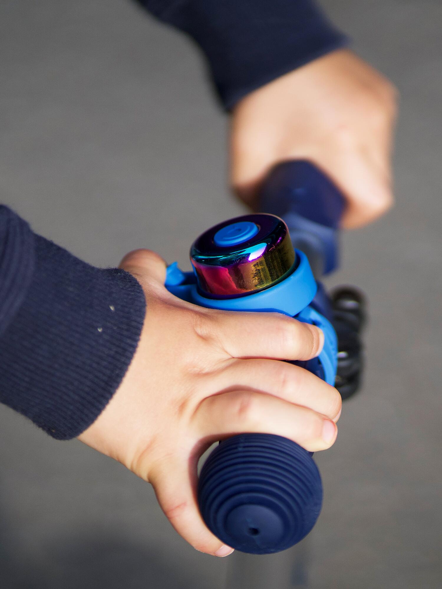 Neochrome Blue Micro Bell para scooters e bicicletas 3/3