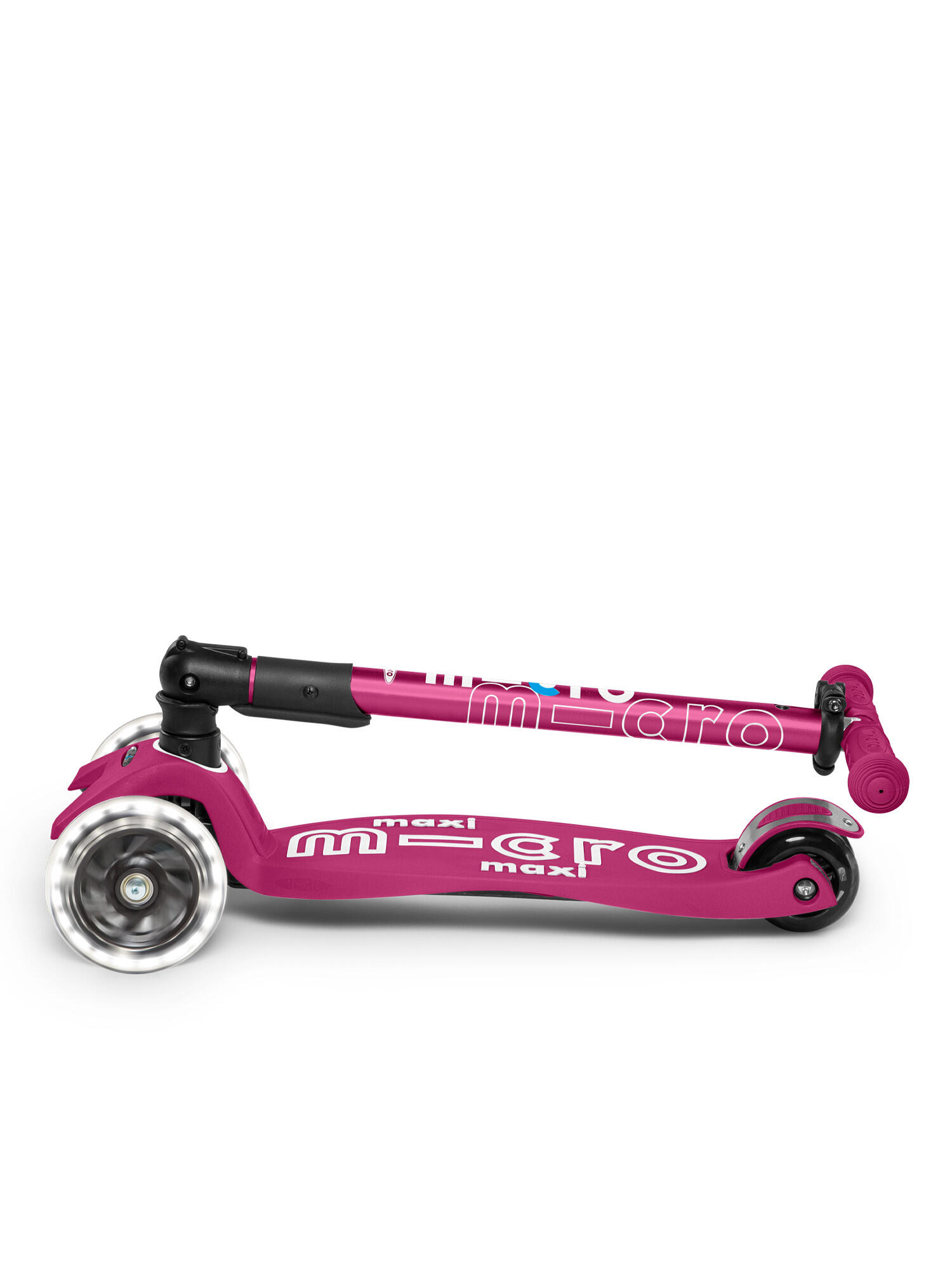 Trottinette enfant Maxi  Deluxe pliable Baie Rouge LED 4/7