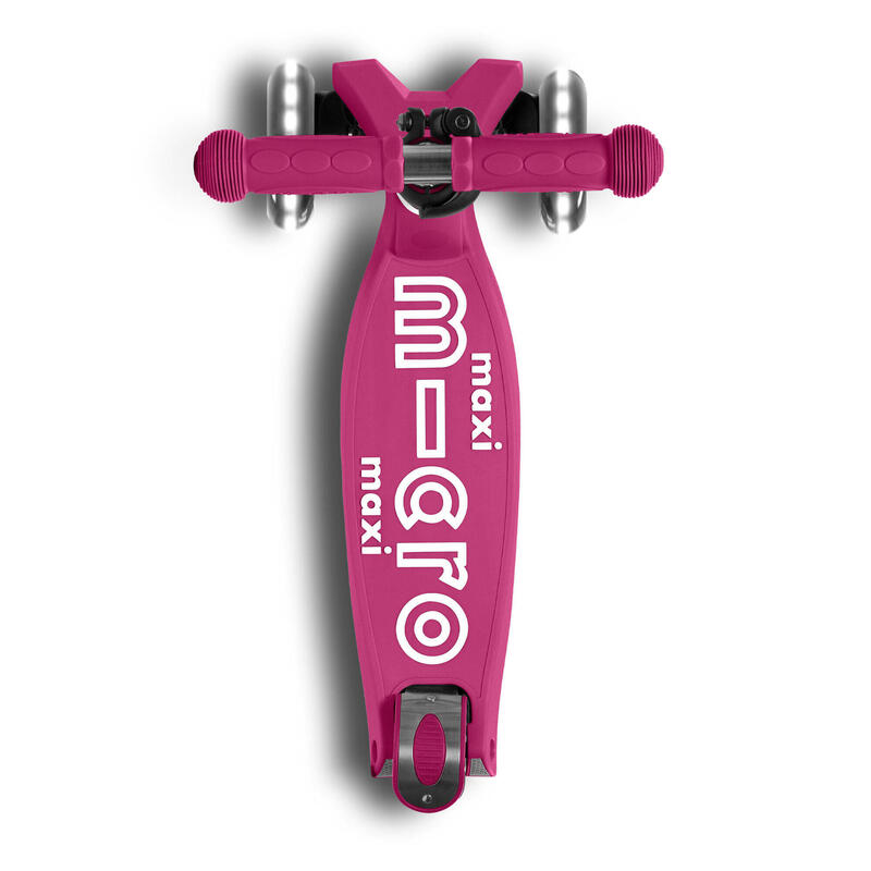 Trottinette enfant Maxi  Deluxe pliable Baie Rouge LED