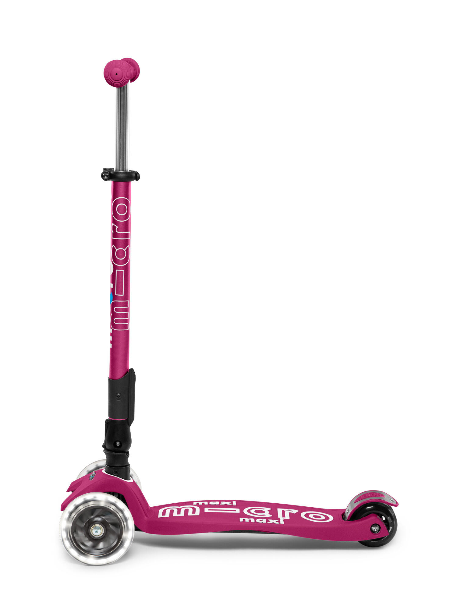 Trottinette enfant Maxi  Deluxe pliable Baie Rouge LED 3/7