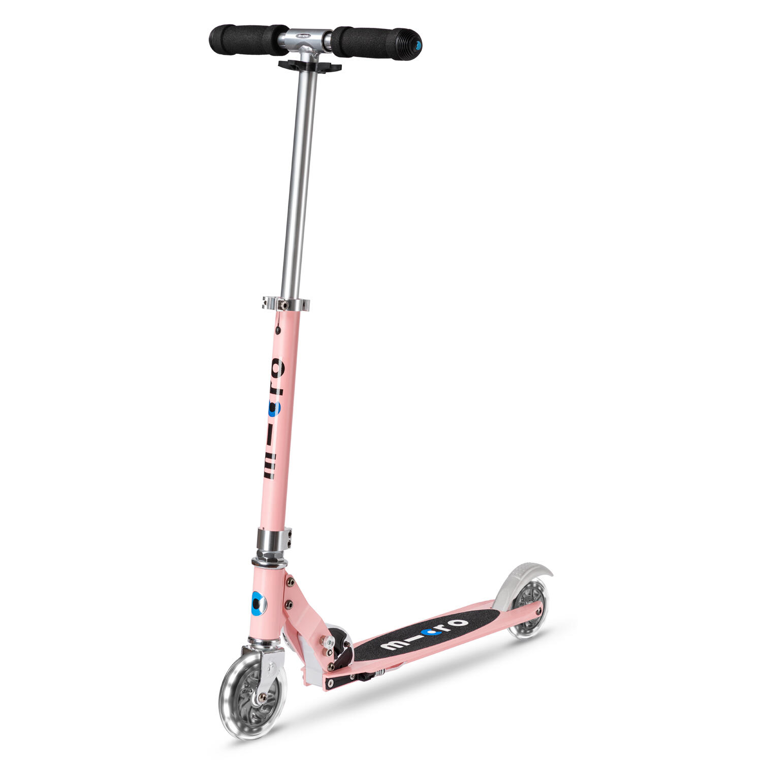 Trotinete Infantil 2 Rodas Micro Sprite LED Rosa Pastel