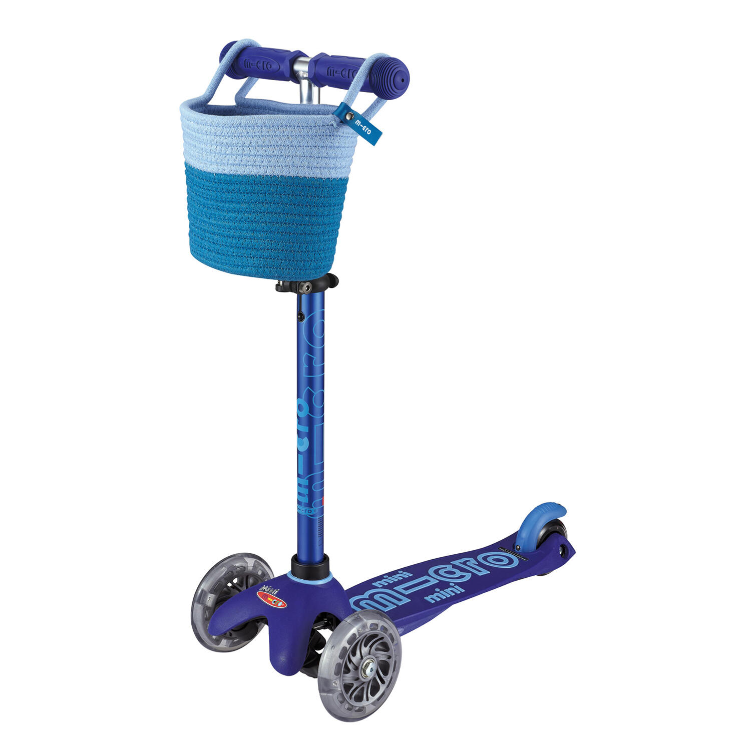 Panier Bleu pour trottinette 2/4