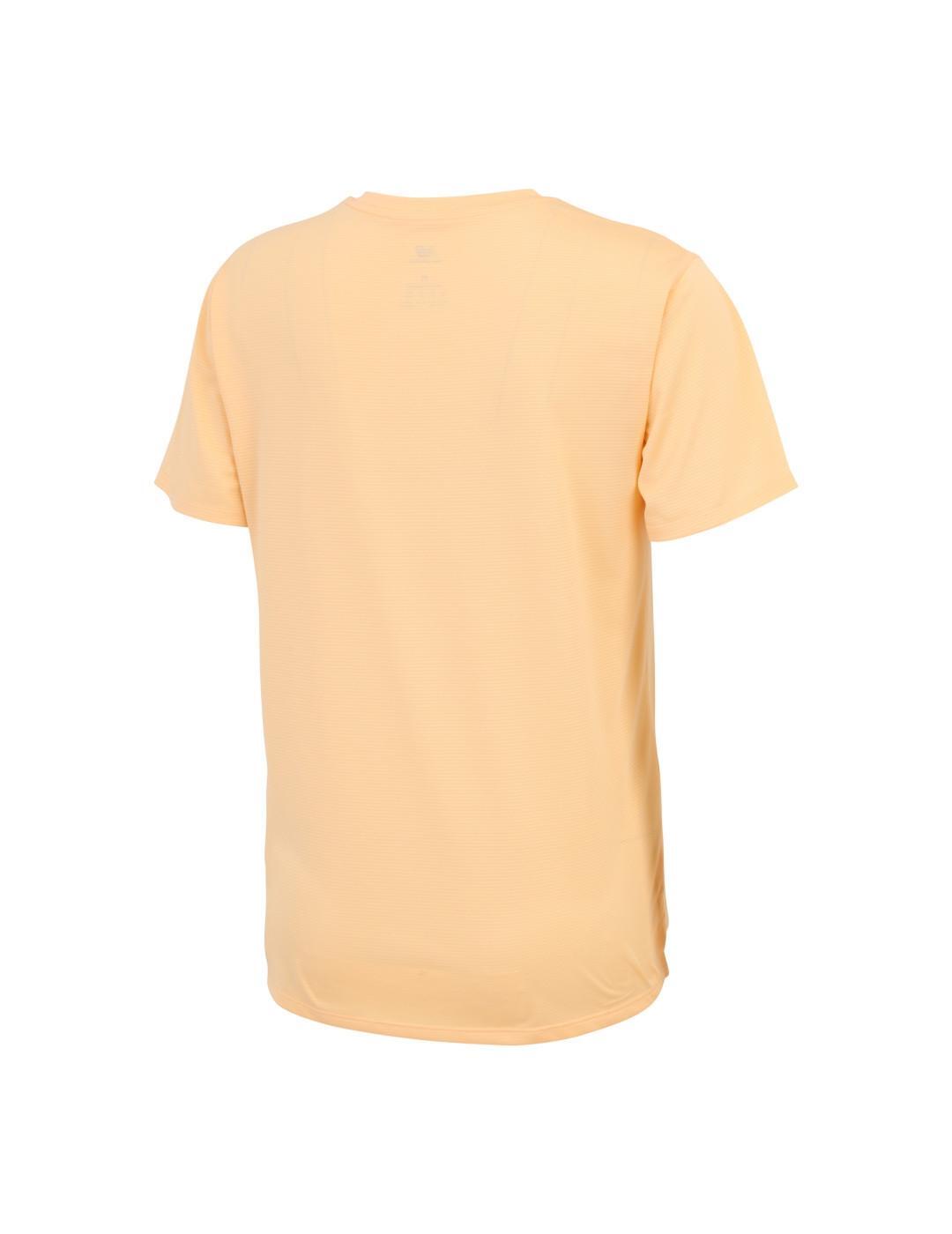 New Balance Sport Essentials Women's Coral Jersey met korte mouwen 4/4