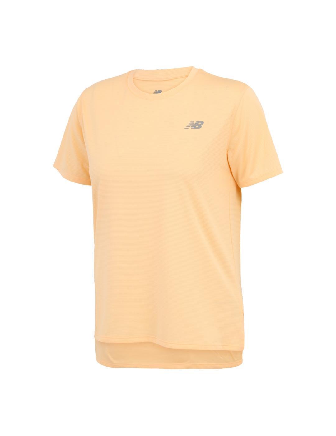 New Balance Sport Essentials Women's Coral Jersey met korte mouwen 3/4