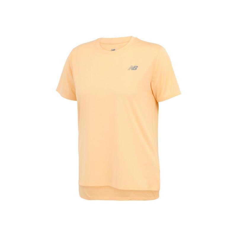 Camiseta para Mujer New balance Poly knit Naranja