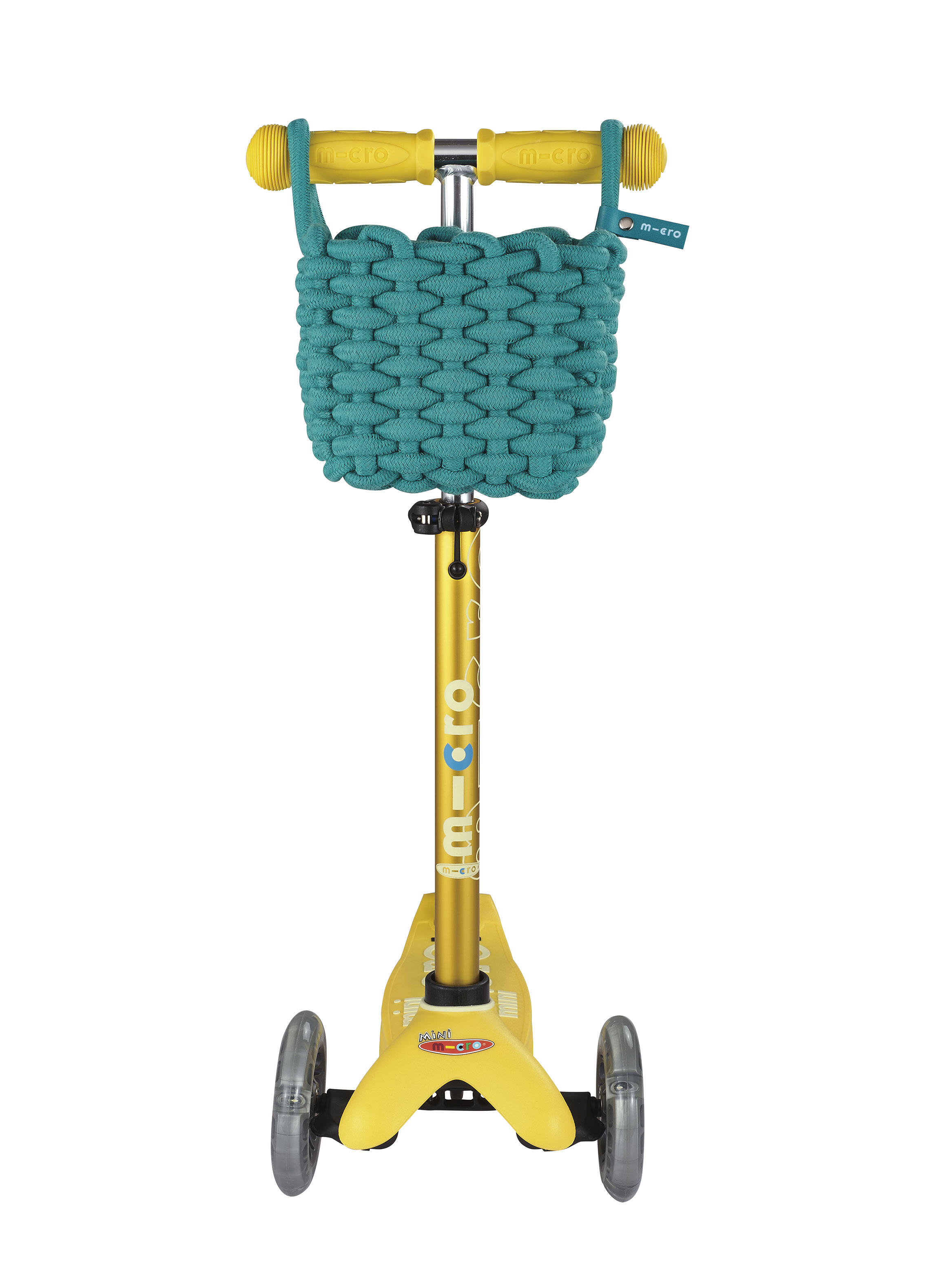 Panier vert pour trottinette 4/4