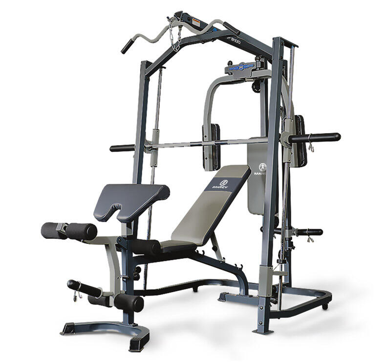 Máquina multi-funções com banco smith marcy mp3100