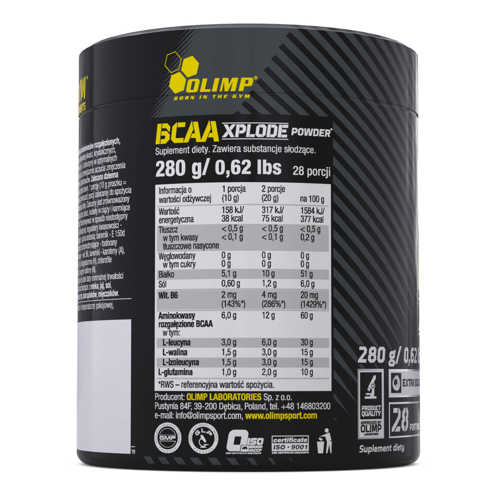 BCAA Xplode Powder OLIMP 280 g Cola 2/3