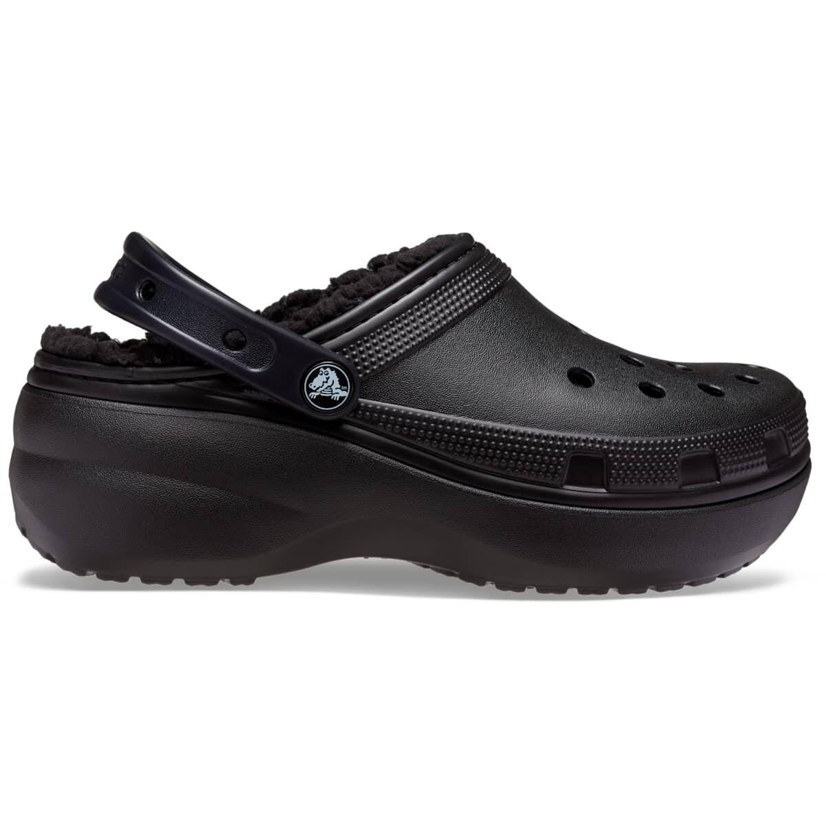 Crocs - Crocs Women's Classic Platform Lined Clog - Chaussures De Sport - Noir - 39/42 - Decathlon