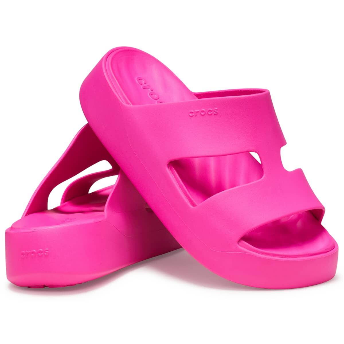 Klapki damskie sportowe Crocs GETAWAY PLATFORM H-STRAP 2/7