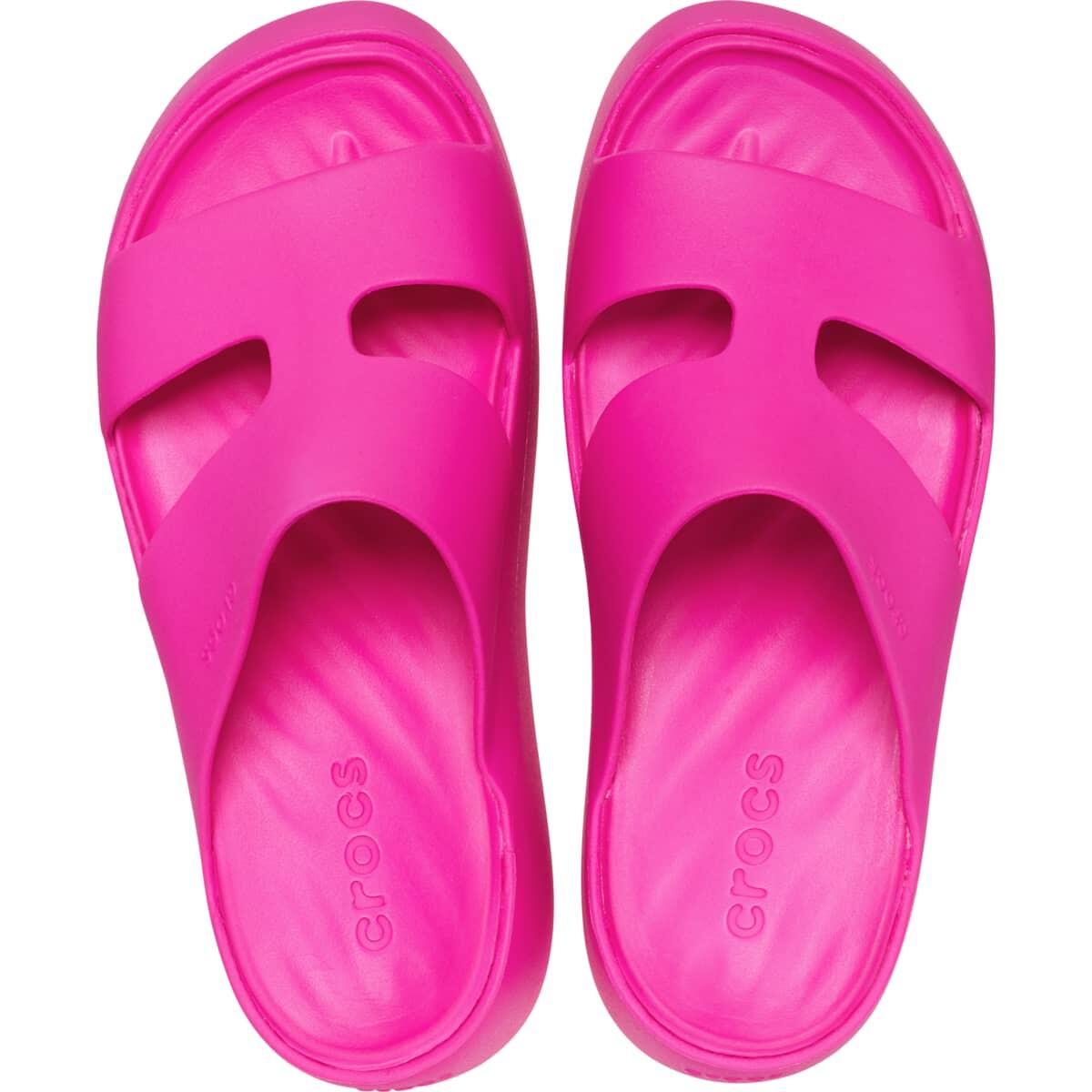 Klapki damskie sportowe Crocs GETAWAY PLATFORM H-STRAP 3/7