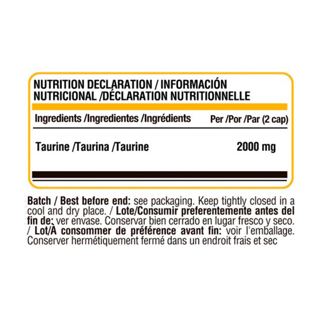 probióticos Life Pro Taurine 1000mg 90 vcaps. 3/6