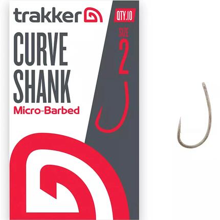 Hameçon Trakker Curve Shank TPx5x5 Micro Barbed (x10)