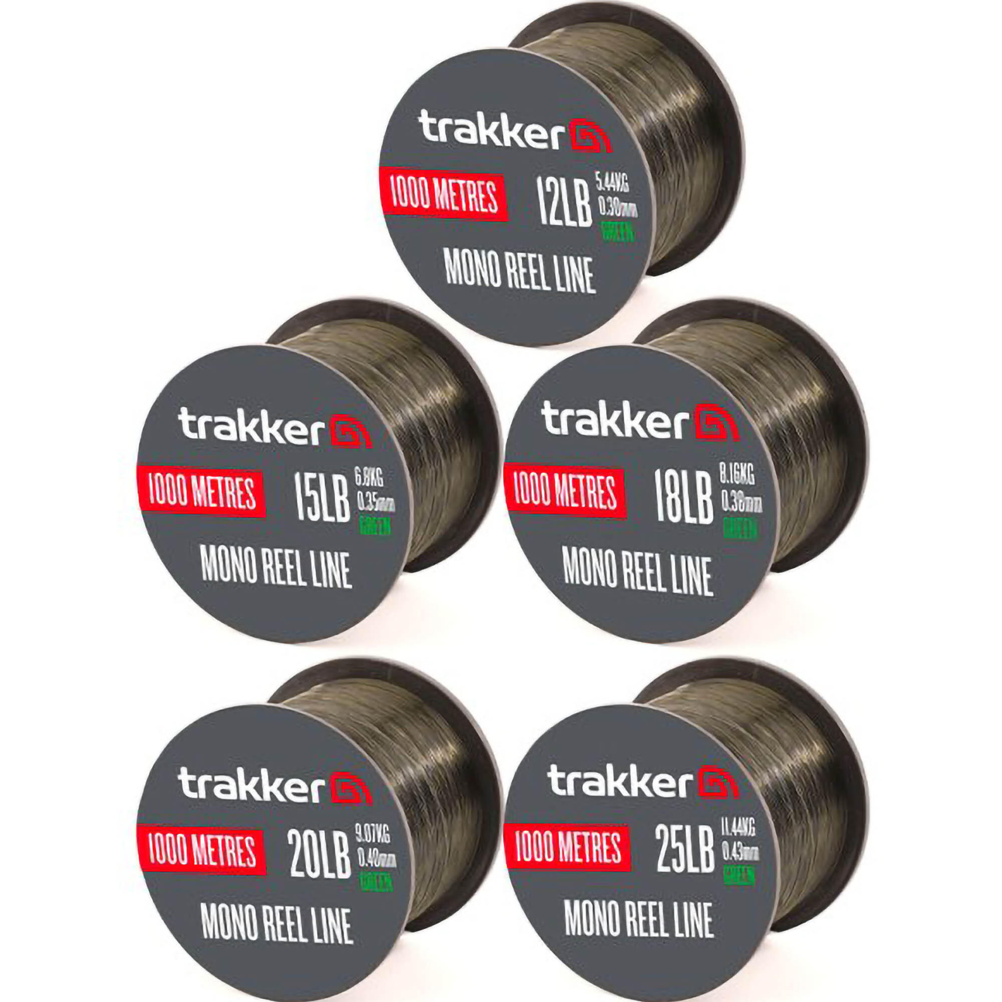 Ligne de moulinet mono Trakker 1000m 2/3