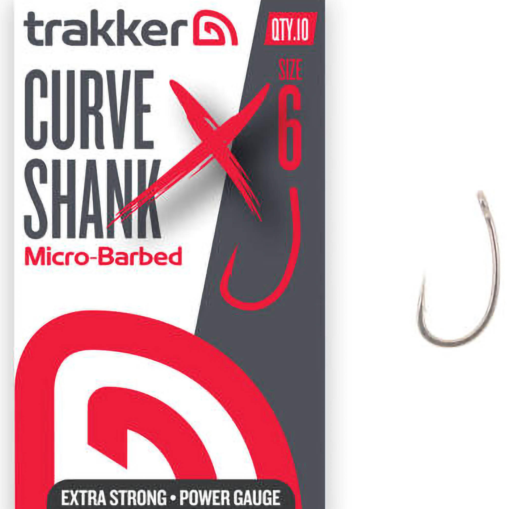 Hameçon Trakker Curve Shank XS TPx5x5 (x10) 1/5