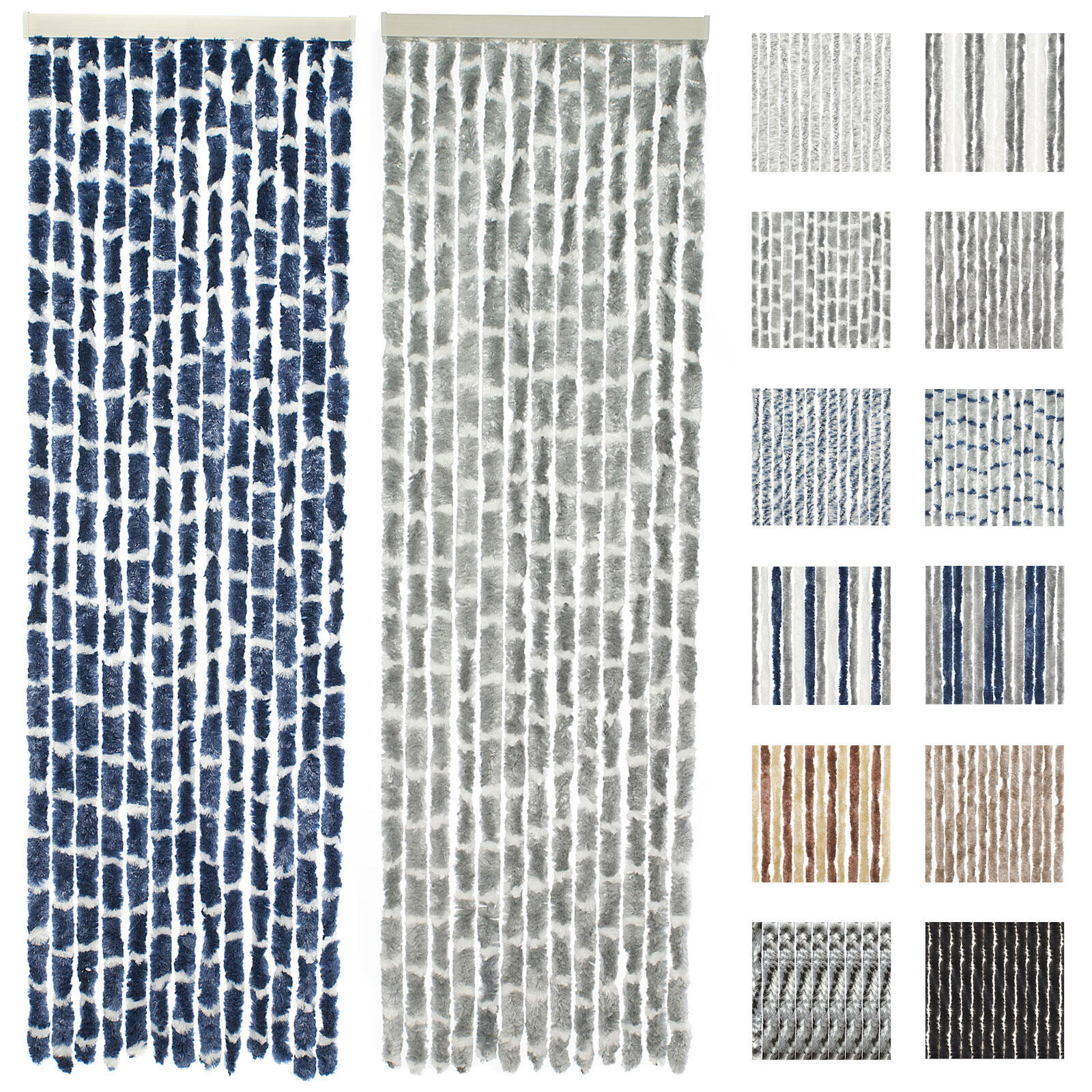 Travellife Chenille grijs 56x185cm 3/5