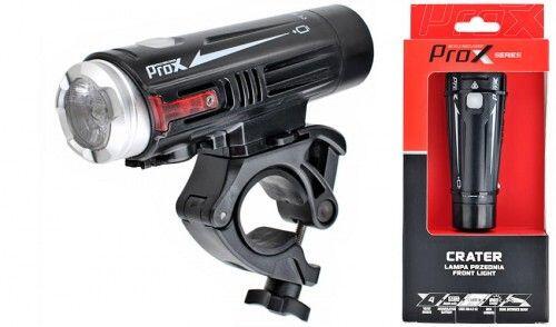 Lampka przednia rowerowa Prox Crater cree xm-l2 u2, 880 lm, 2600 mah, usb