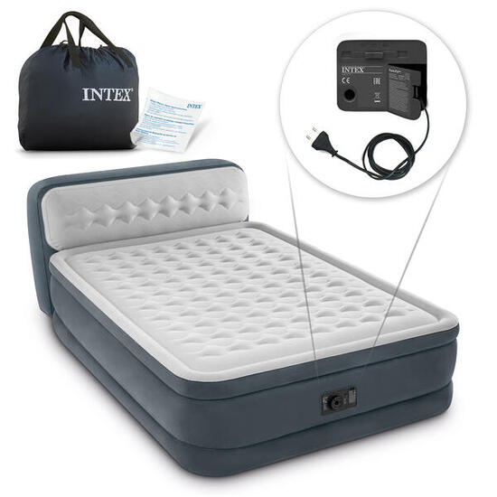 Matelas gonflable randonnée - Gris foncé