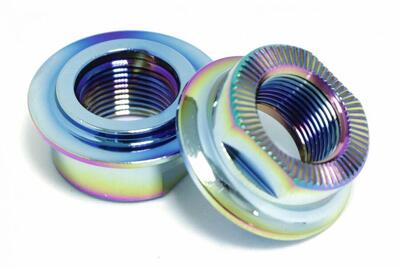 Set van 2 accessoires voor voornaafbekers pride racing racing pro v2/pro sx