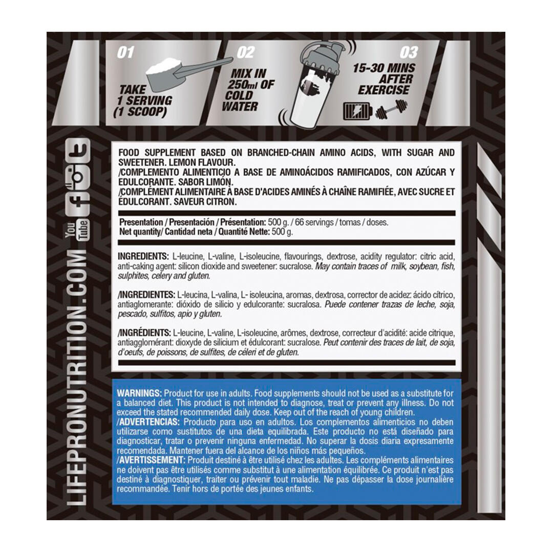 BCAA Life Pro BCAA 2:1:1 500g 2/5