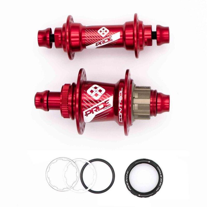 Moyeux Pride Control V1 Exp 10mm - 28H - Rouge