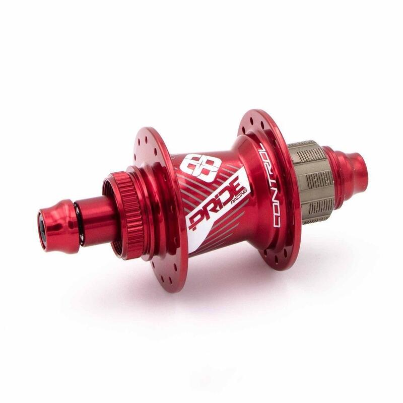 Moyeux Pride Control V1 Exp 10mm - 28H - Rouge