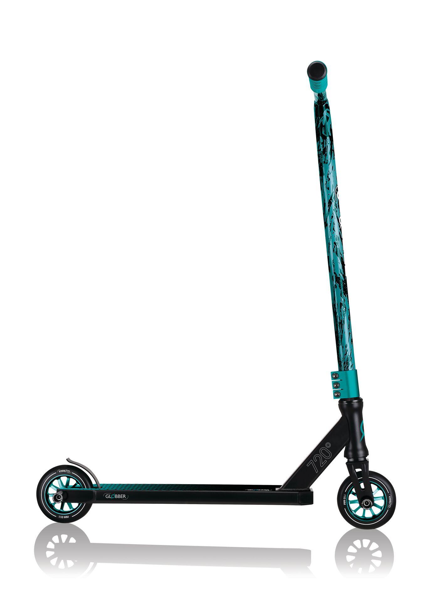GLOBBER STUNTSCOOTER GS 720 schwarz-türkis 4/6