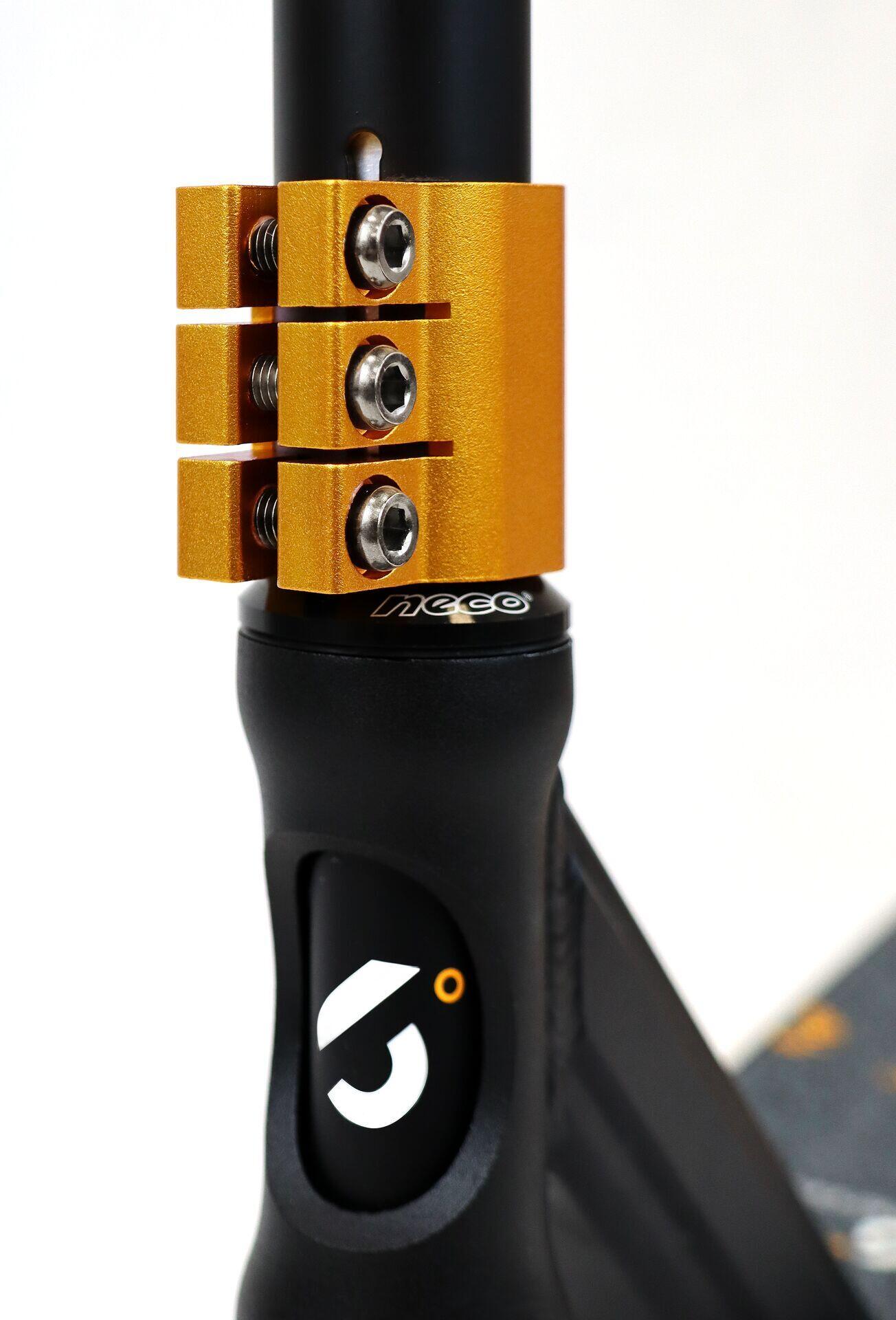 SIX DEGREES Stuntscooter 100 mm schwarz-kupferbraun 10/14